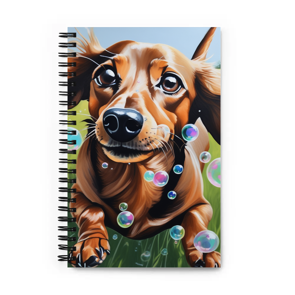 PugMug Custom Tan Dachshund Spiral Notebook