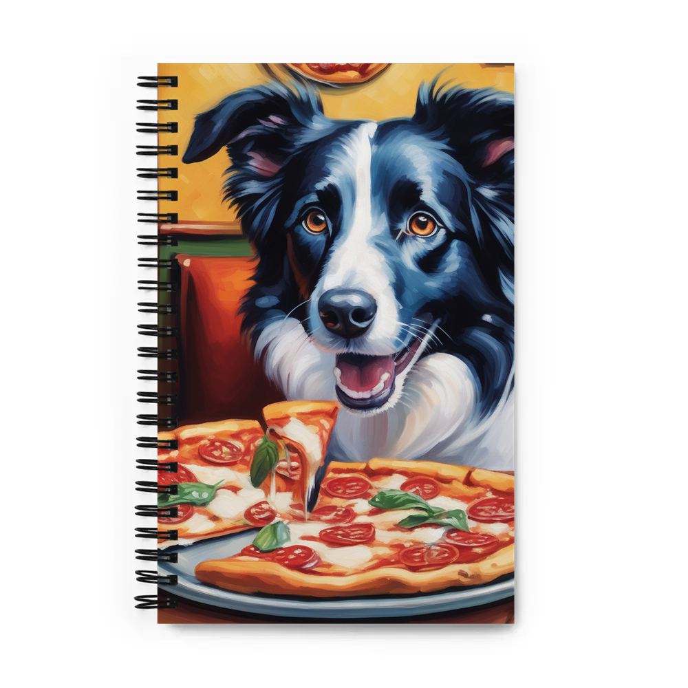 PugMug Custom Border Collie Spiral Notebook