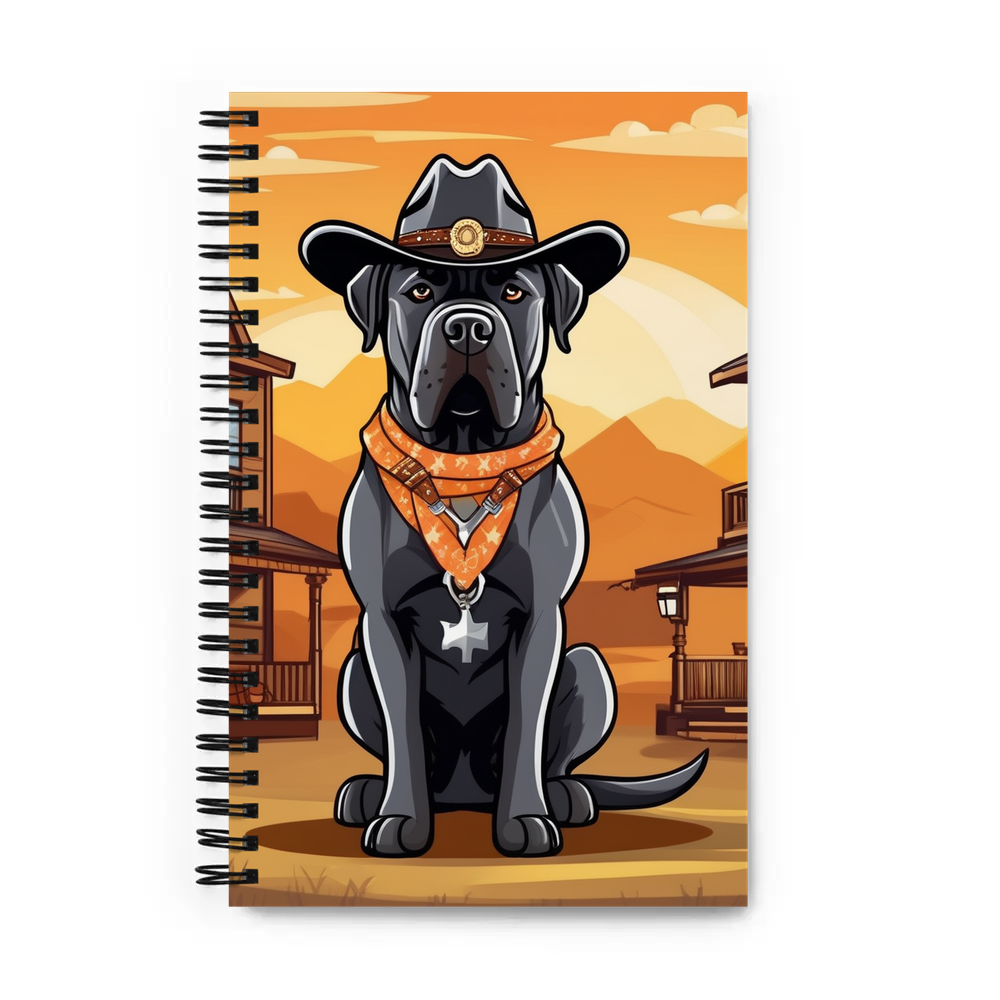 PugMug Custom Cane Corso Spiral Notebook
