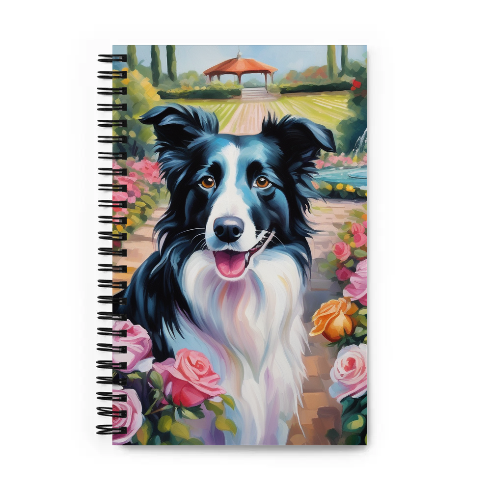 PugMug Custom Border Collie Spiral Notebook