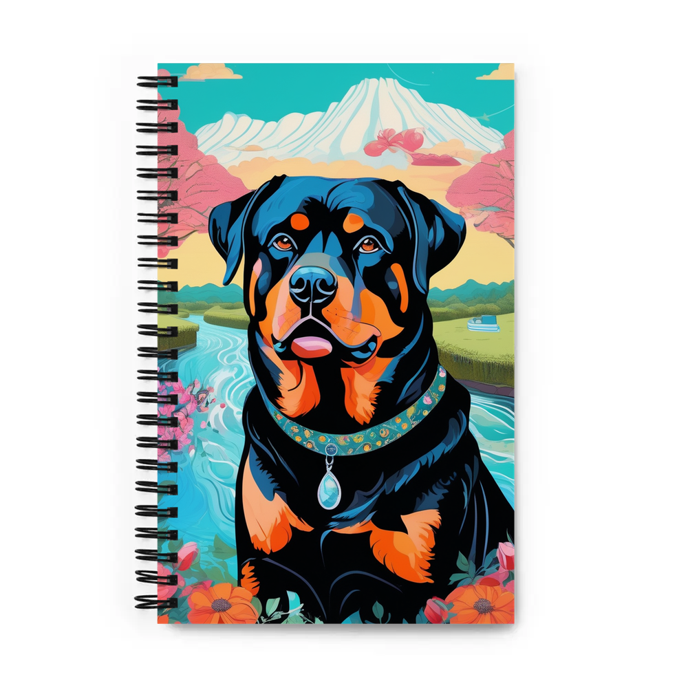 PugMug Custom Rottweiler Spiral Notebook