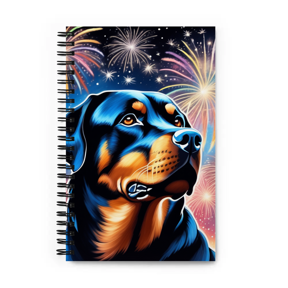 PugMug Custom Rottweiler Spiral Notebook