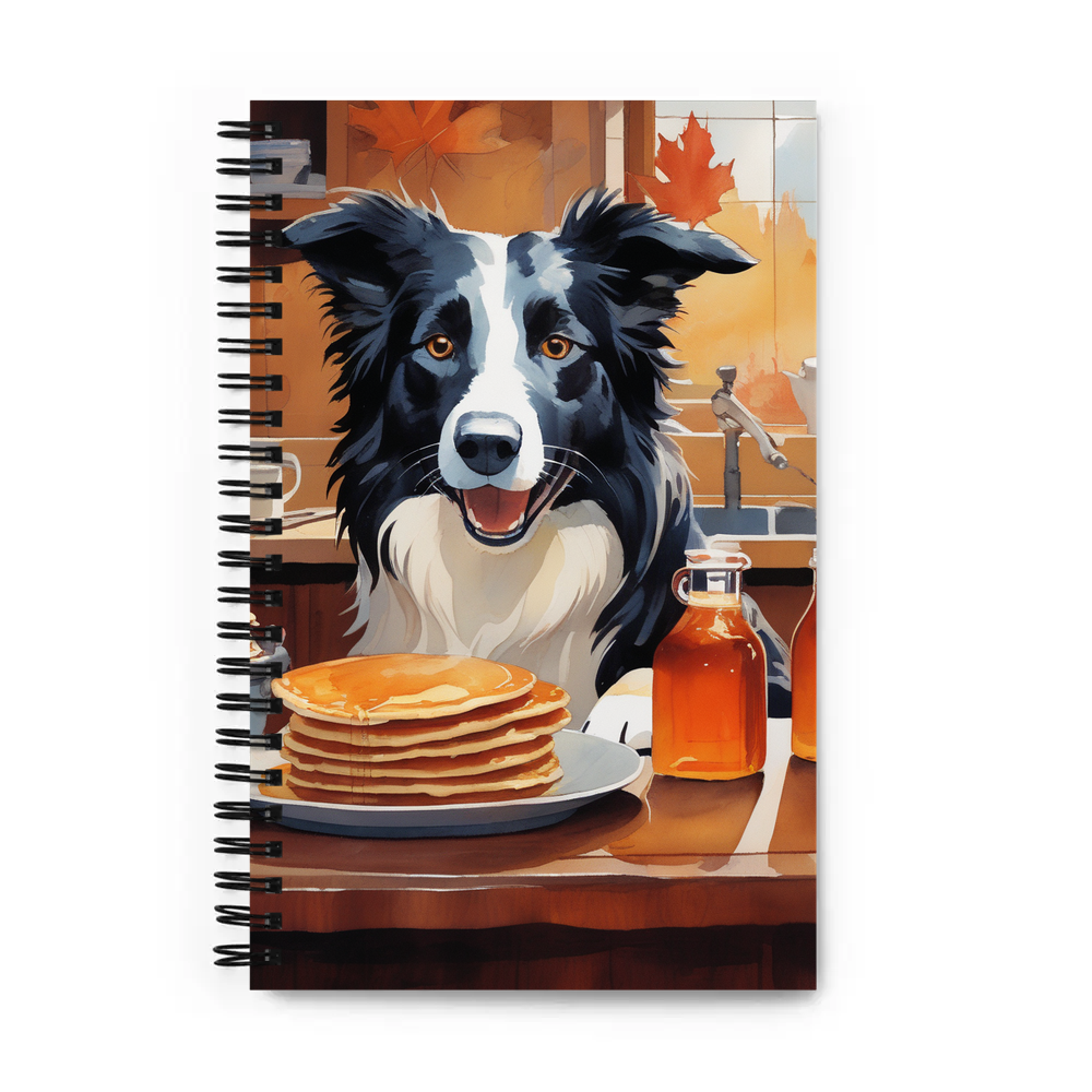 PugMug Custom Border Collie Spiral Notebook