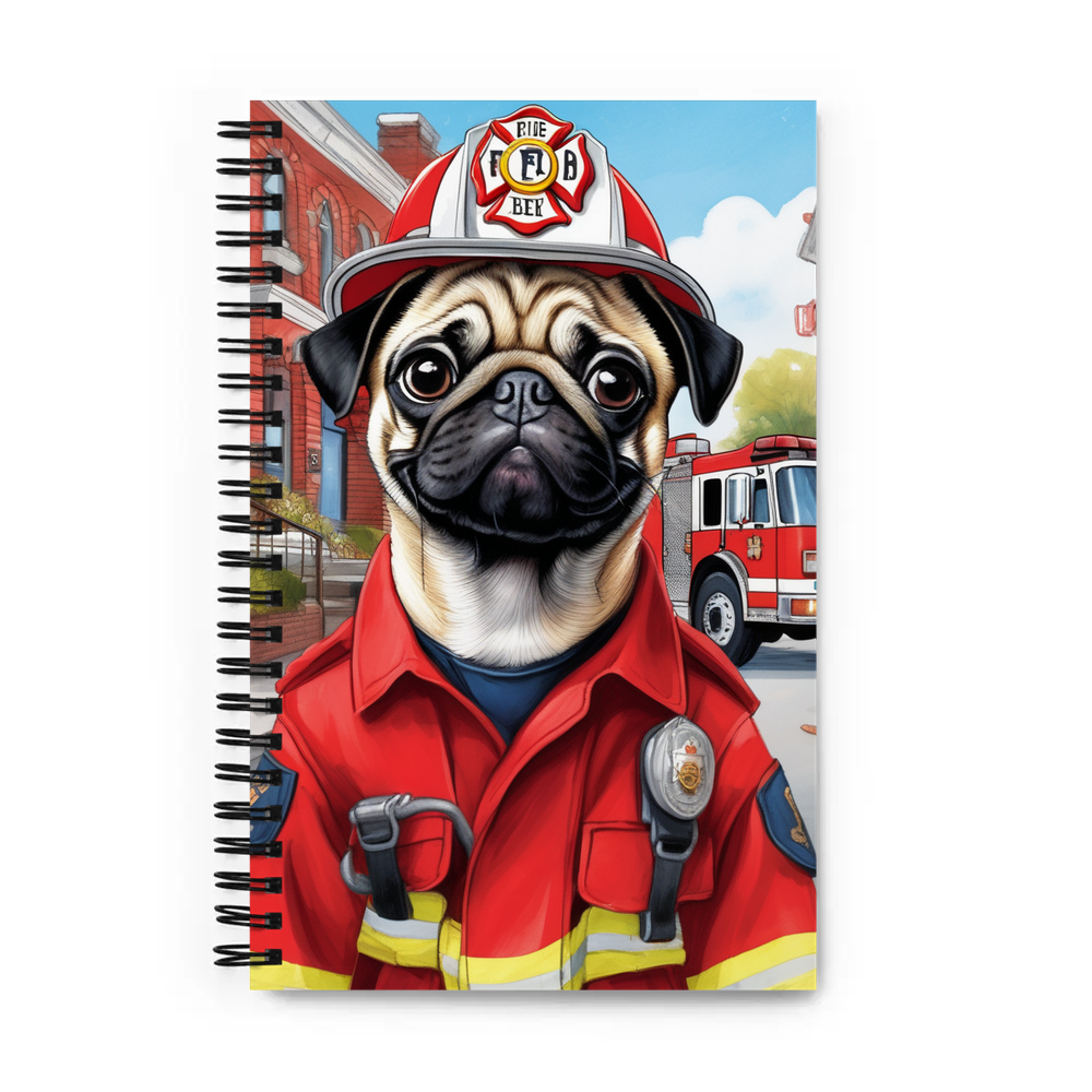 PugMug Custom Pug Spiral Notebook