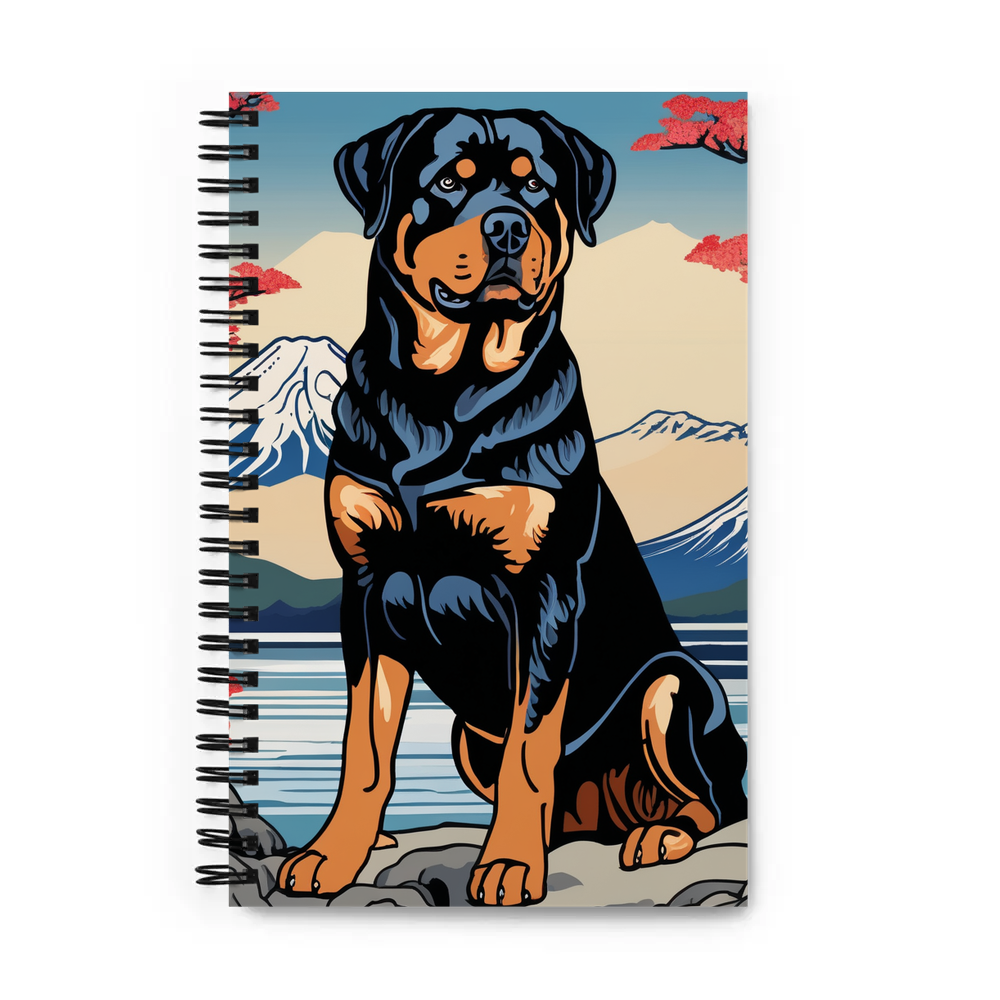 PugMug Custom Rottweiler Spiral Notebook