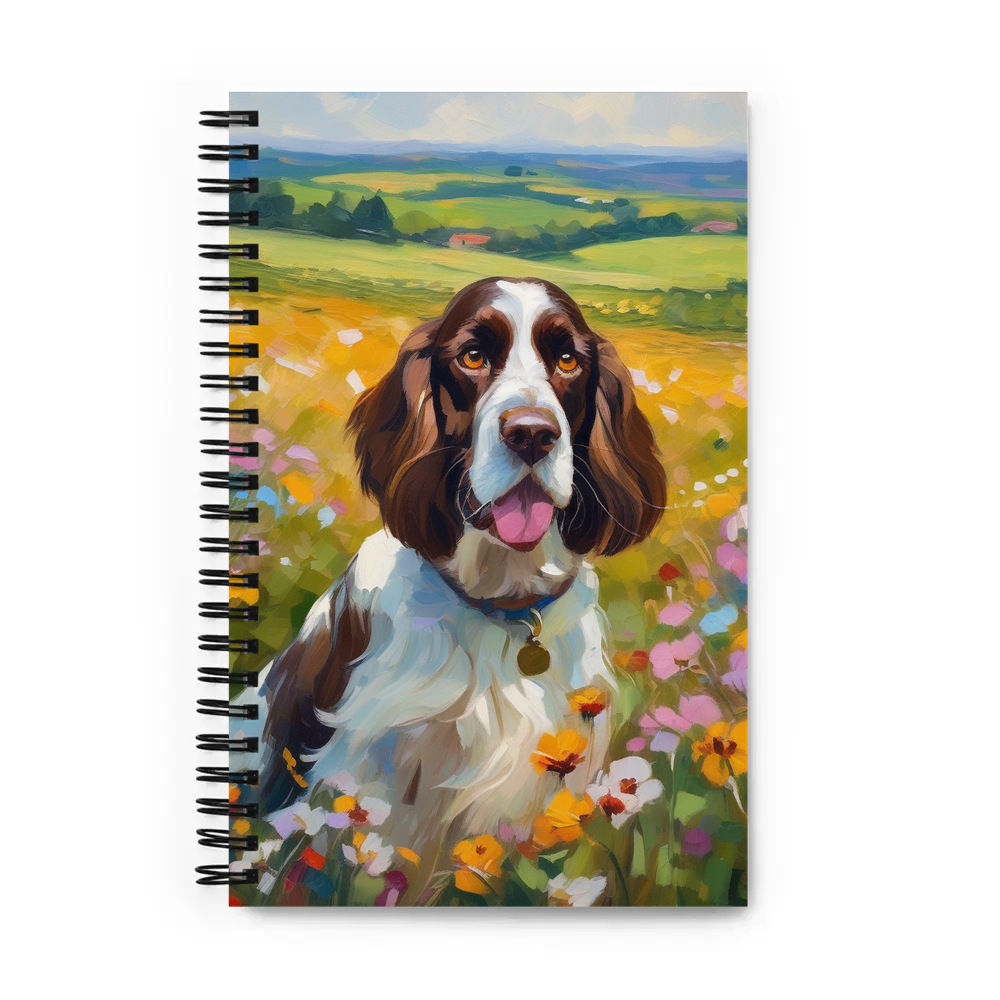 PugMug Custom English Springer Spaniel Spiral Notebook