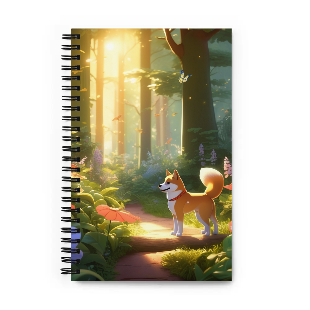 PugMug Custom Shiba Inu Spiral Notebook