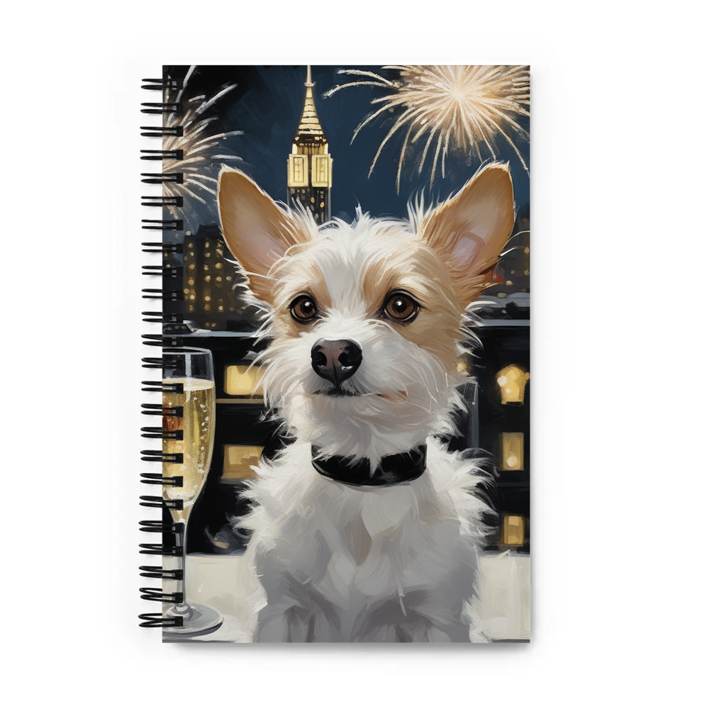 PugMug Custom Luna Spiral Notebook
