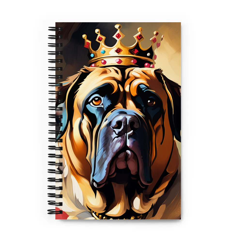 PugMug Custom Mastiff Spiral Notebook