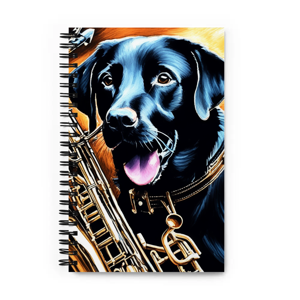 PugMug Custom Black Labrador Retriever Spiral Notebook
