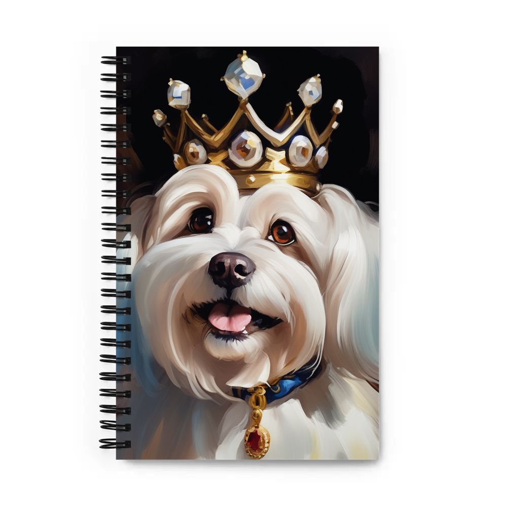 PugMug Custom White Havanese Dog Spiral Notebook