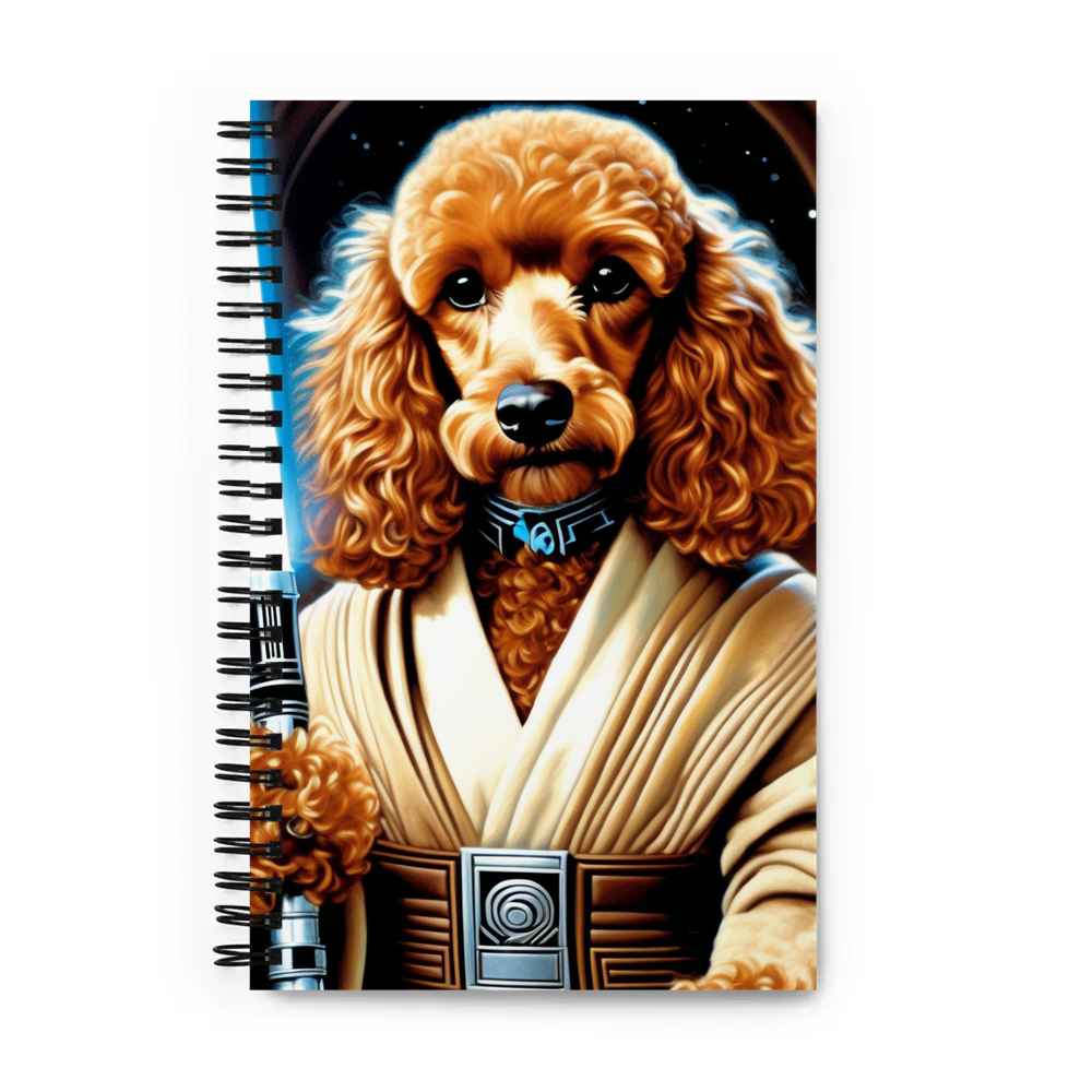 PugMug Custom Tan Poodle Spiral Notebook