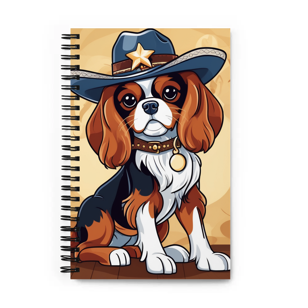 PugMug Custom Cavalier King Charles Spaniel Spiral Notebook
