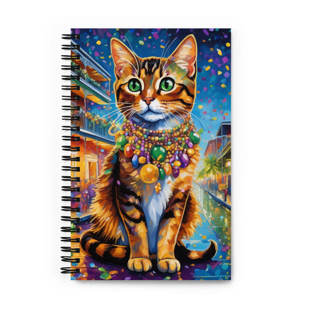 PugMug Custom Tabby Abyssinian Cat Spiral Notebook