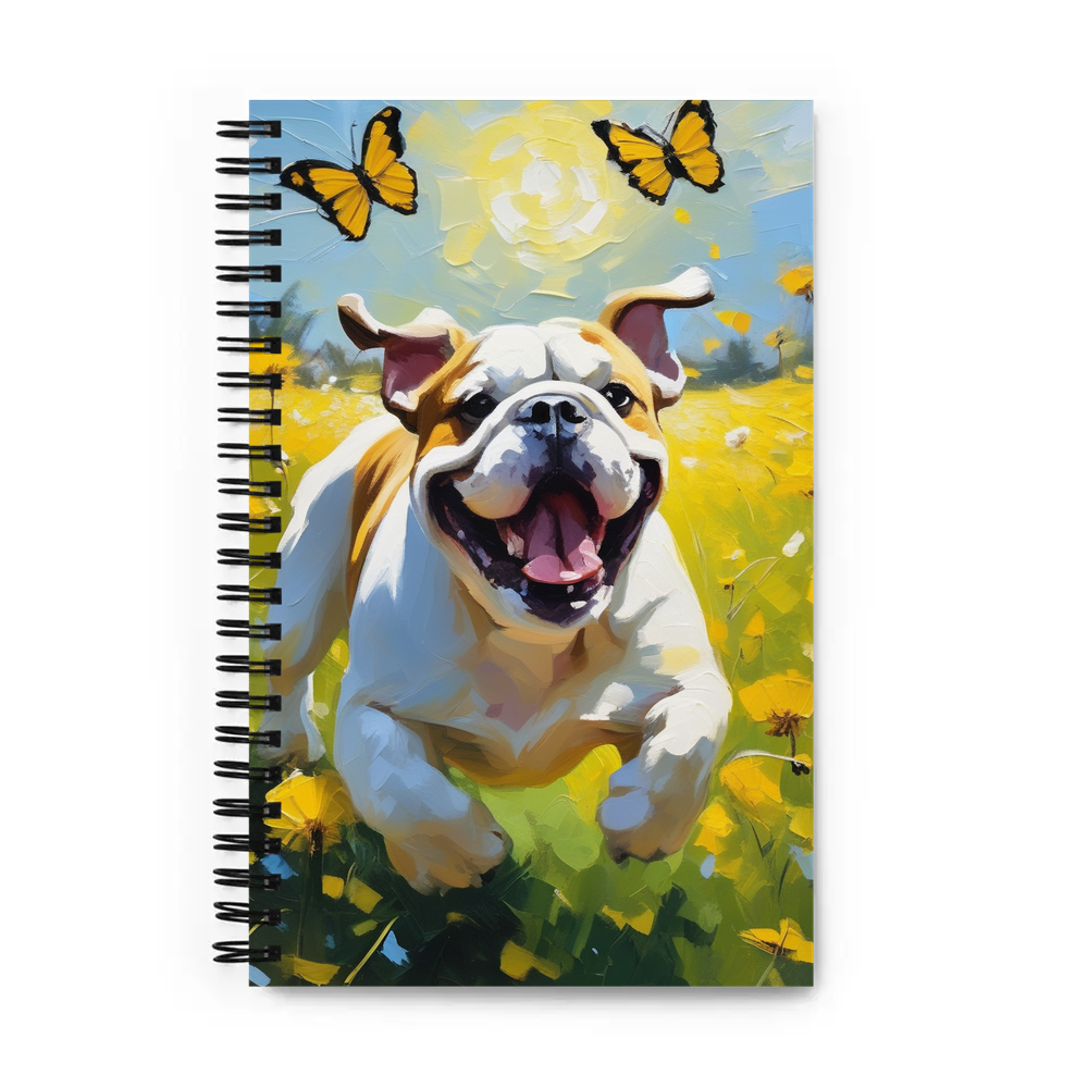 PugMug Custom Bulldog Spiral Notebook
