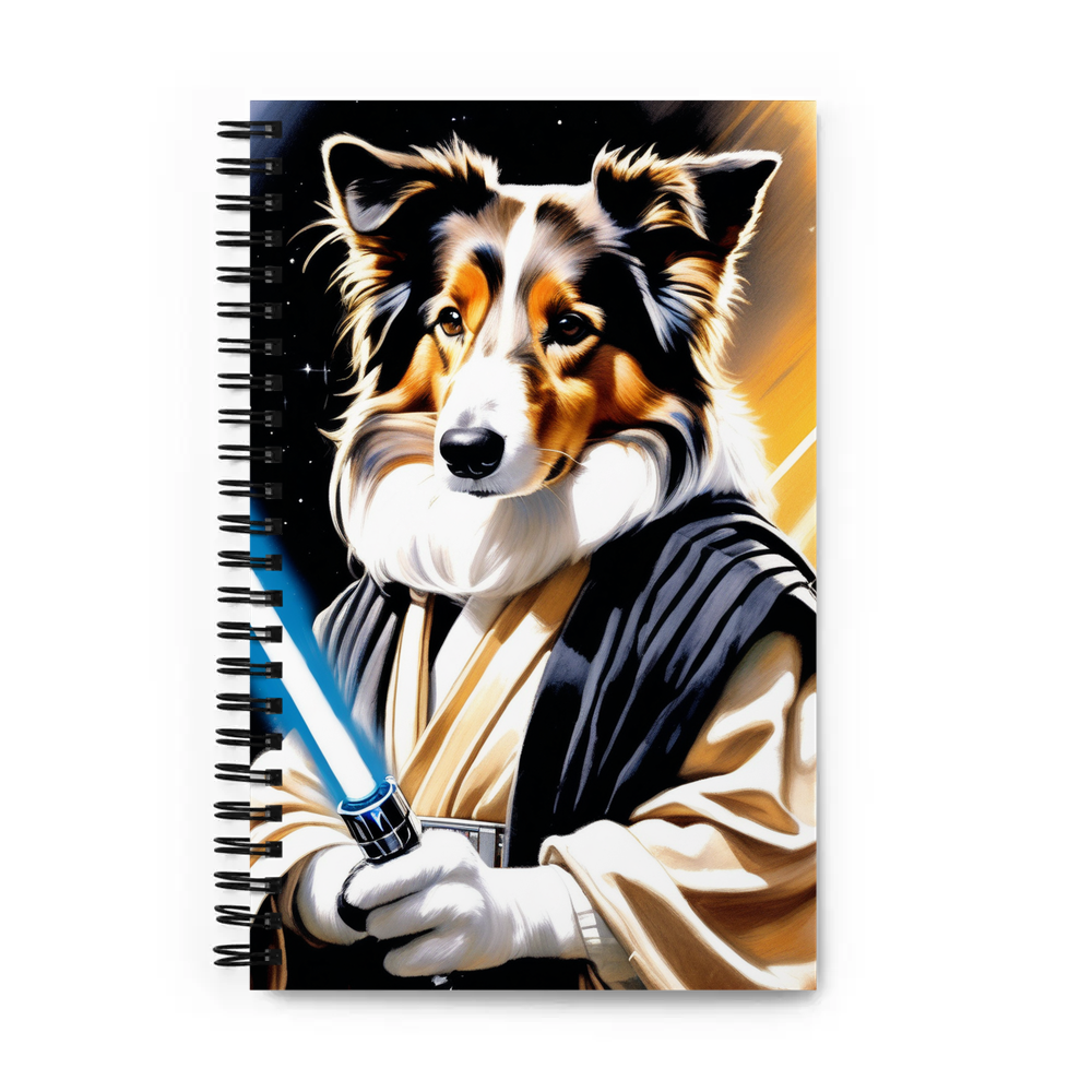 PugMug Custom Collie Spiral Notebook