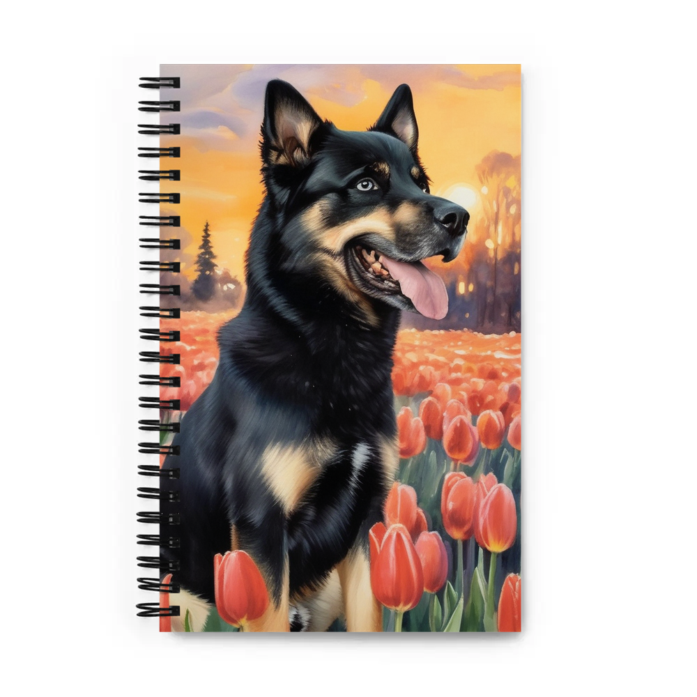 PugMug Custom Blue Spiral Notebook