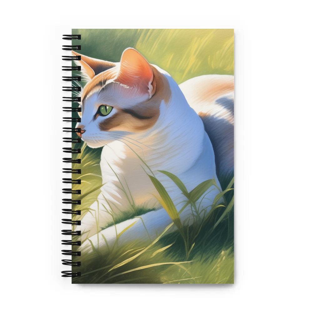 PugMug Custom White Abyssinian Cat Spiral Notebook