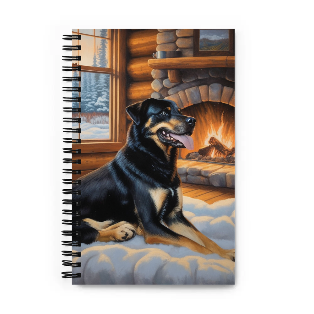 PugMug Custom Blue Spiral Notebook