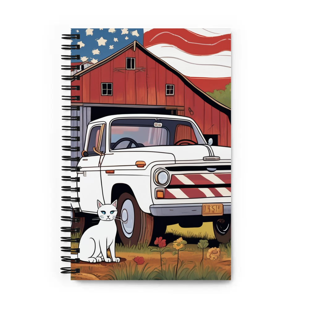 PugMug Custom White Exotic Cat Spiral Notebook