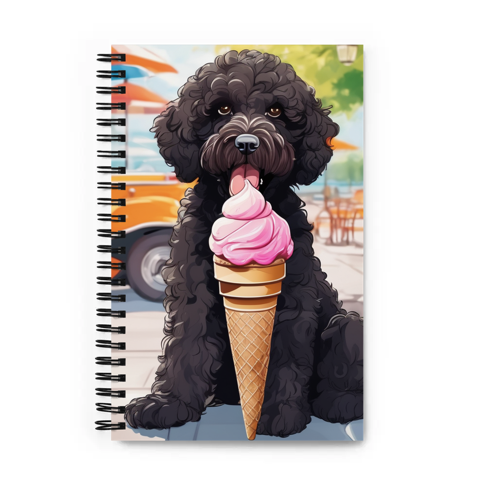 PugMug Custom Portuguese Water Dog Spiral Notebook