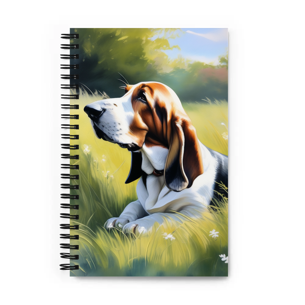 PugMug Custom Basset Hound Spiral Notebook