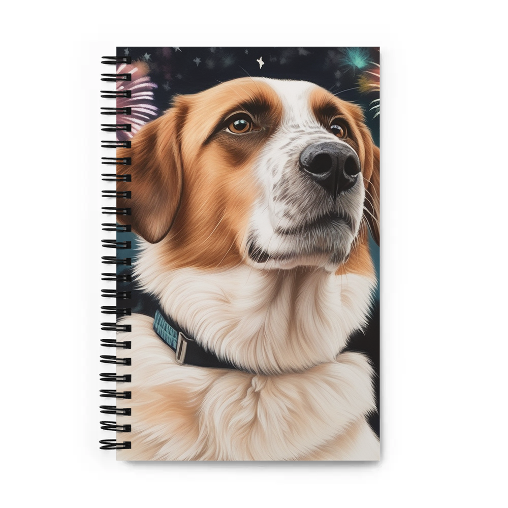 PugMug Custom Hazim Spiral Notebook