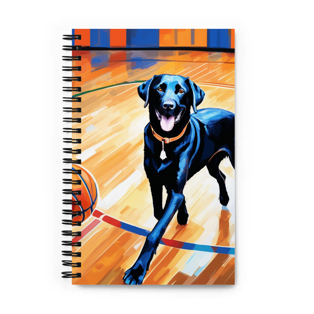 PugMug Custom Black Labrador Retriever Spiral Notebook
