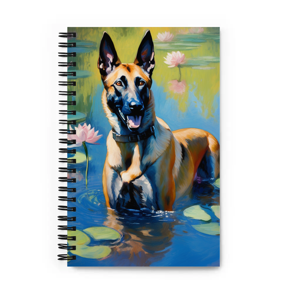 PugMug Custom Belgian Malinois Spiral Notebook