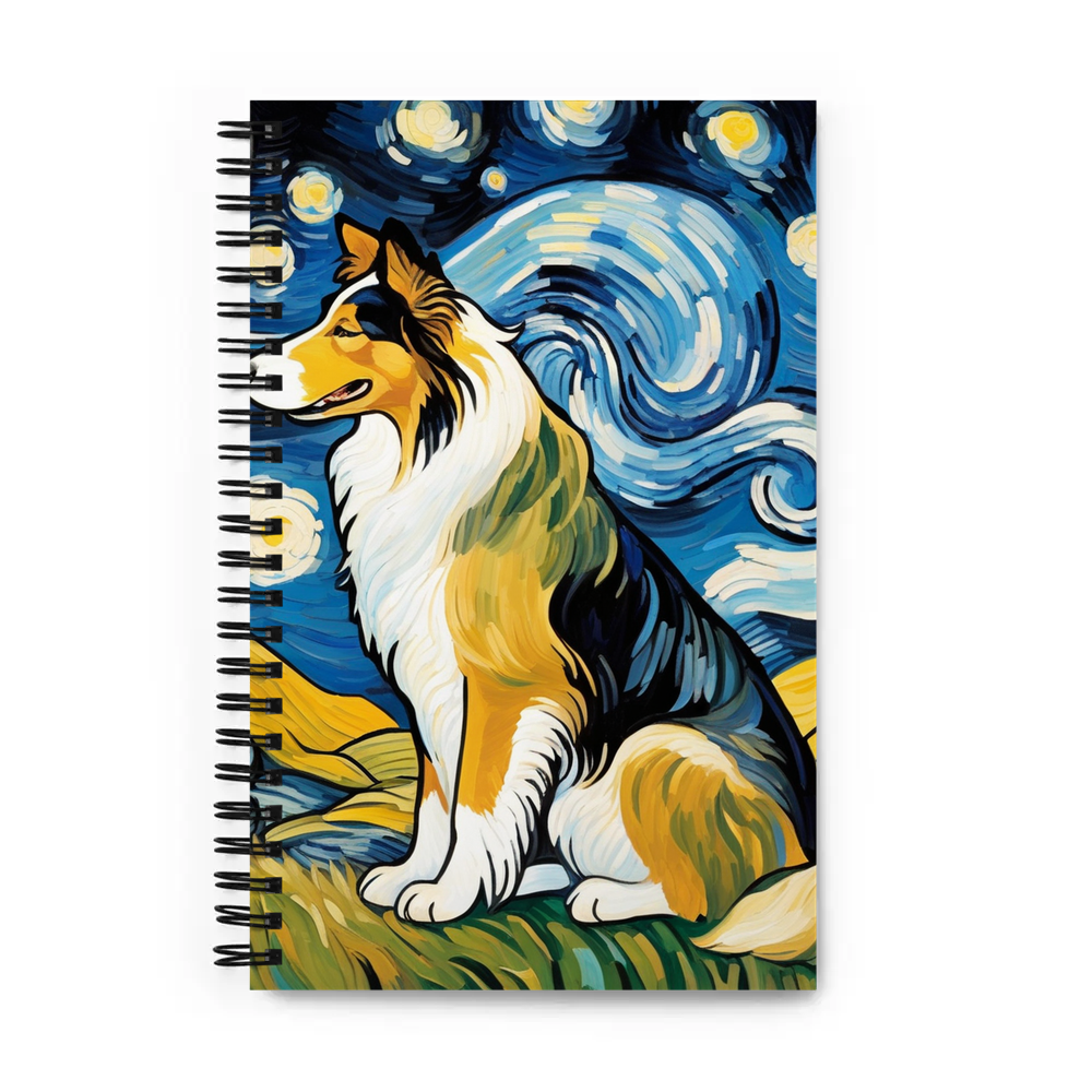 PugMug Custom Collie Spiral Notebook