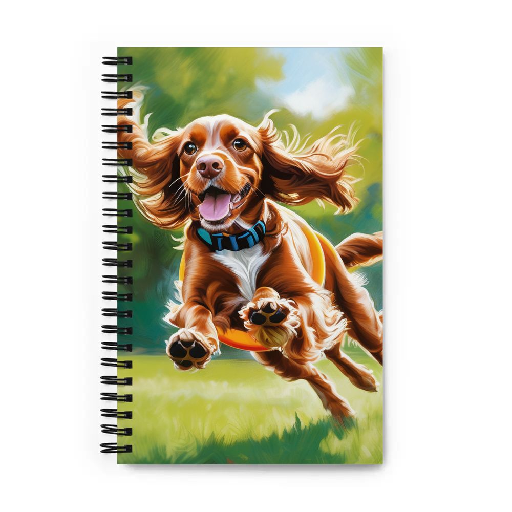 PugMug Custom Cocker Spaniel Spiral Notebook