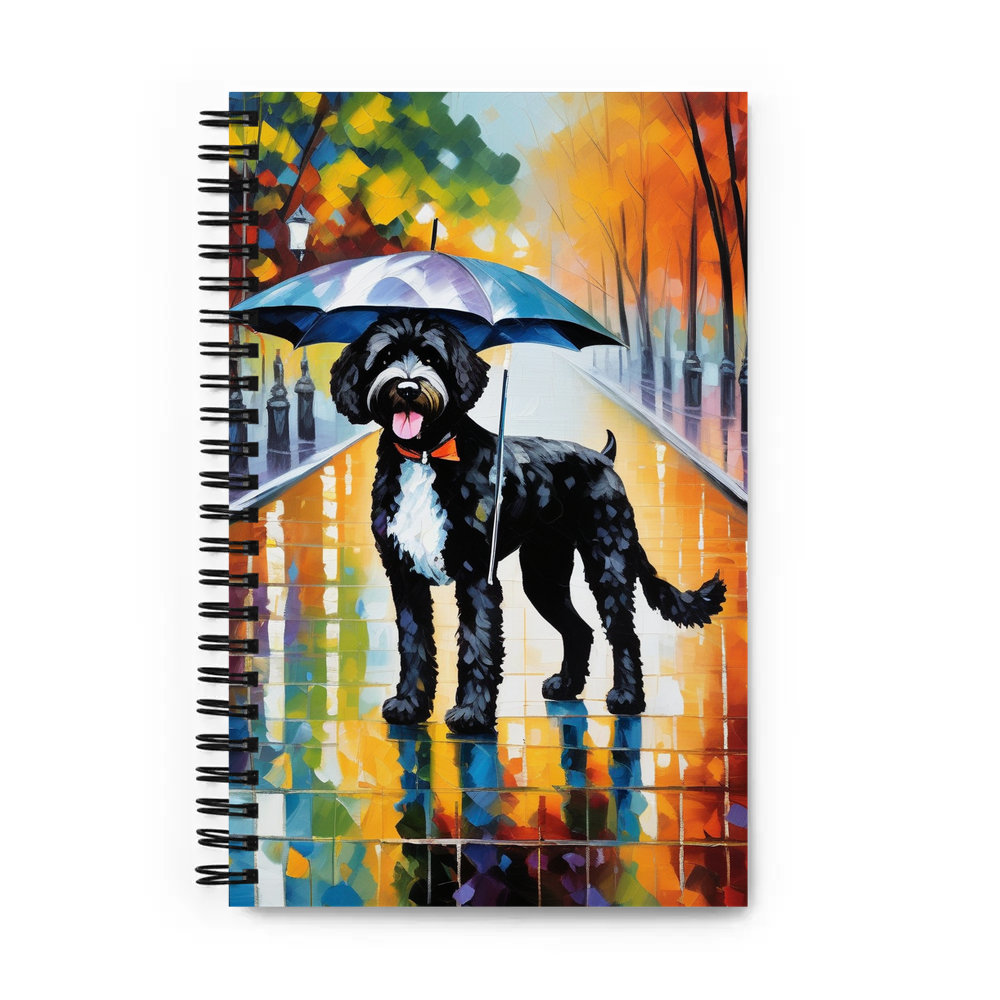 PugMug Custom Portuguese Water Dog Spiral Notebook