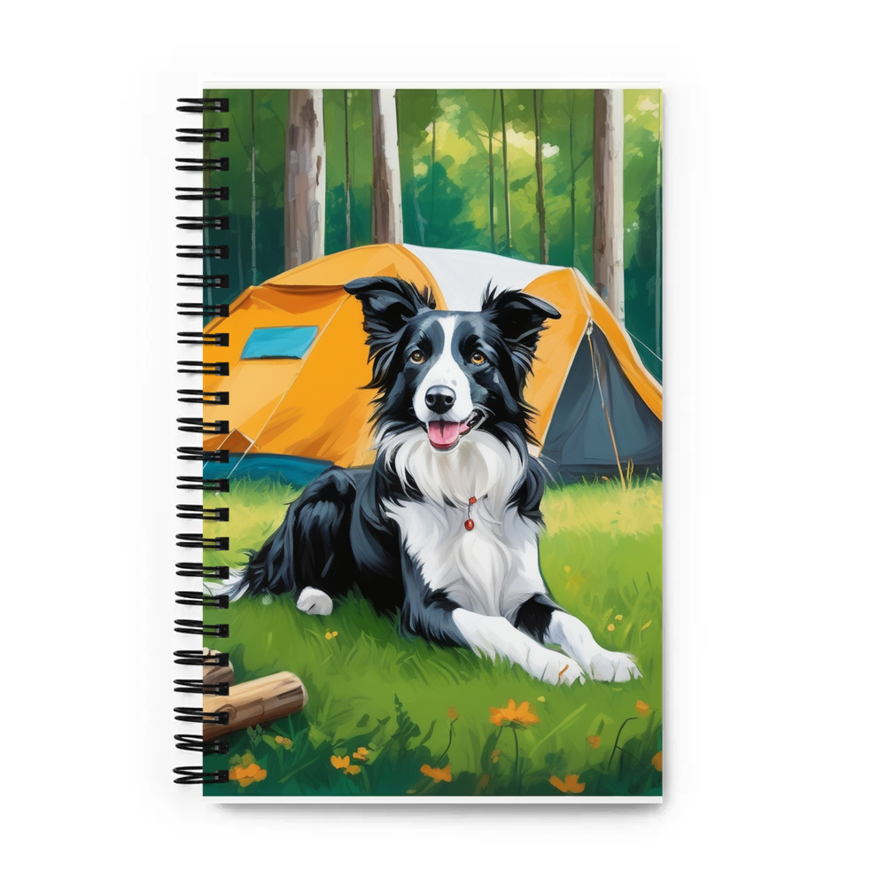 PugMug Custom Border Collie Spiral Notebook