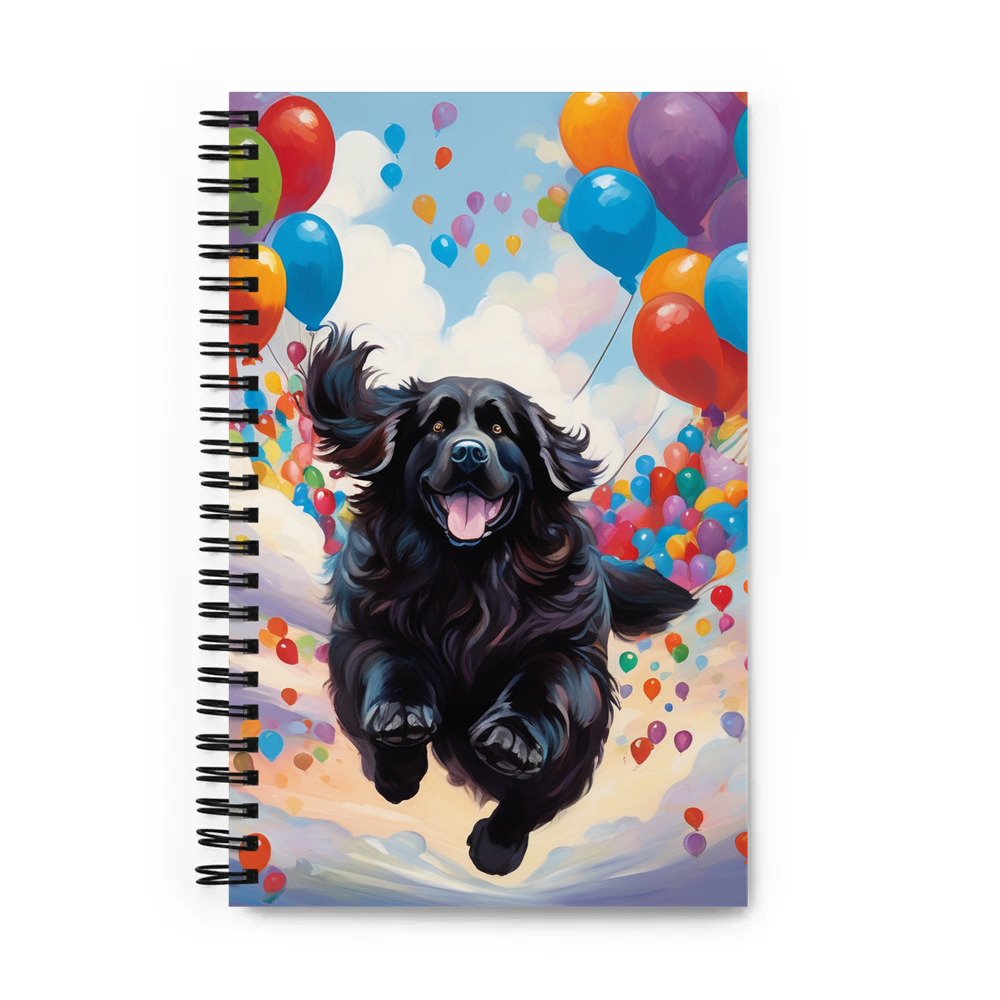 PugMug Custom Newfoundland Spiral Notebook