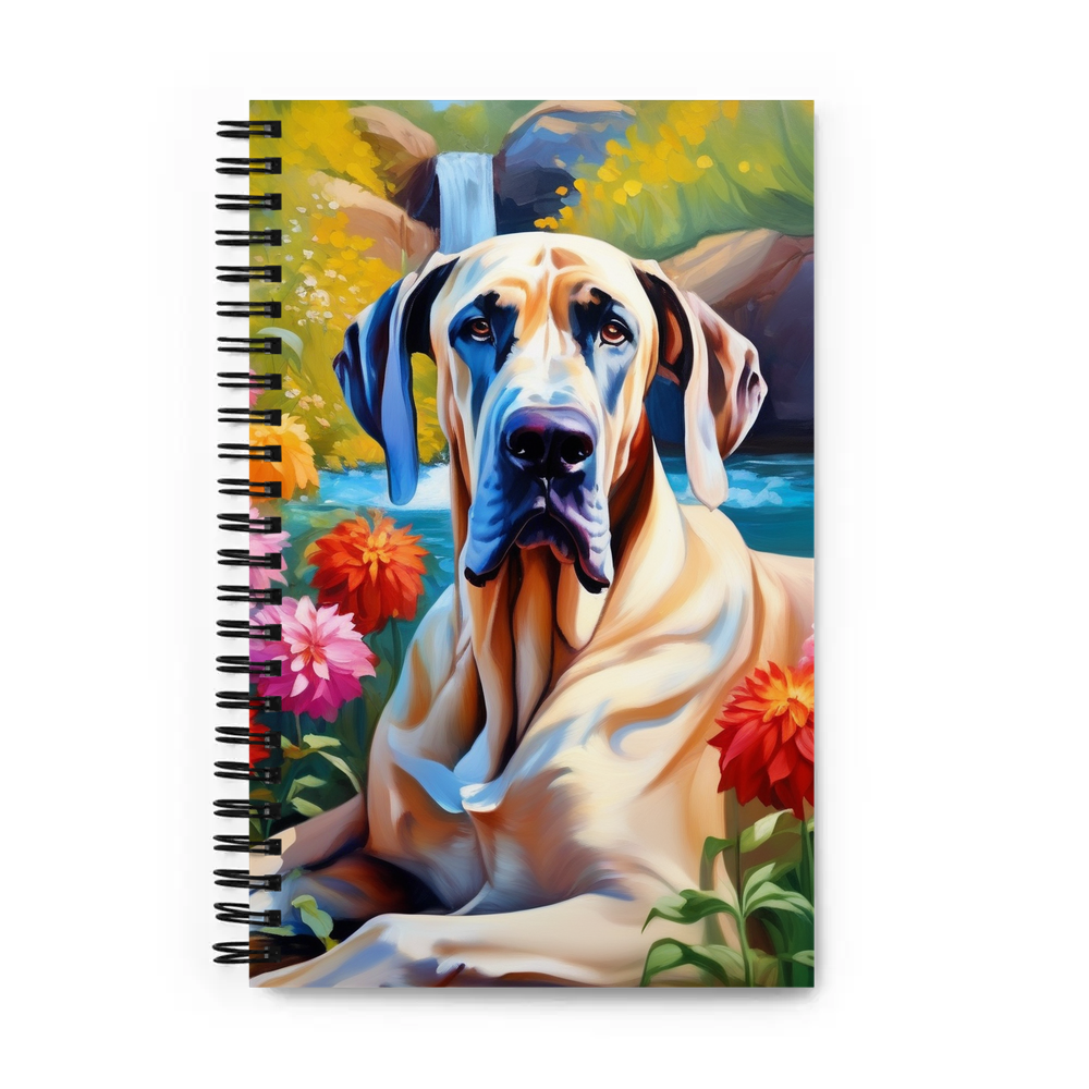 PugMug Custom Great Dane Spiral Notebook