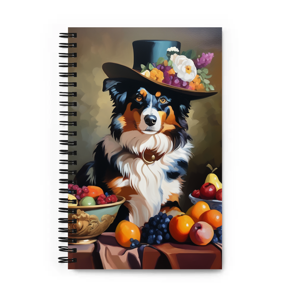 PugMug Custom Australian Shepherd Dog Spiral Notebook