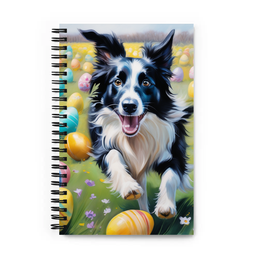 PugMug Custom Border Collie Spiral Notebook