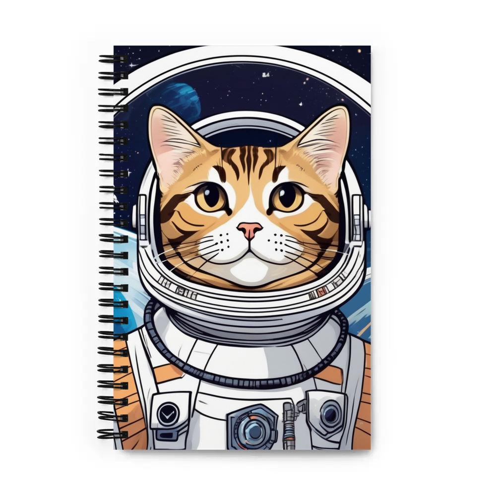 PugMug Custom Tabby American Shorthair Cat Spiral Notebook