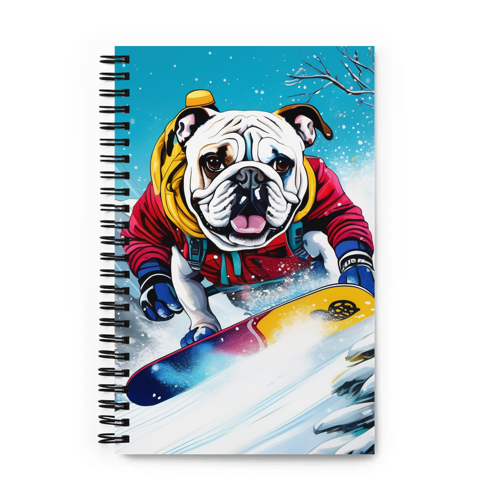 PugMug Custom Bulldog Spiral Notebook