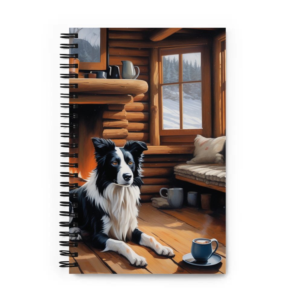 PugMug Custom Border Collie Spiral Notebook