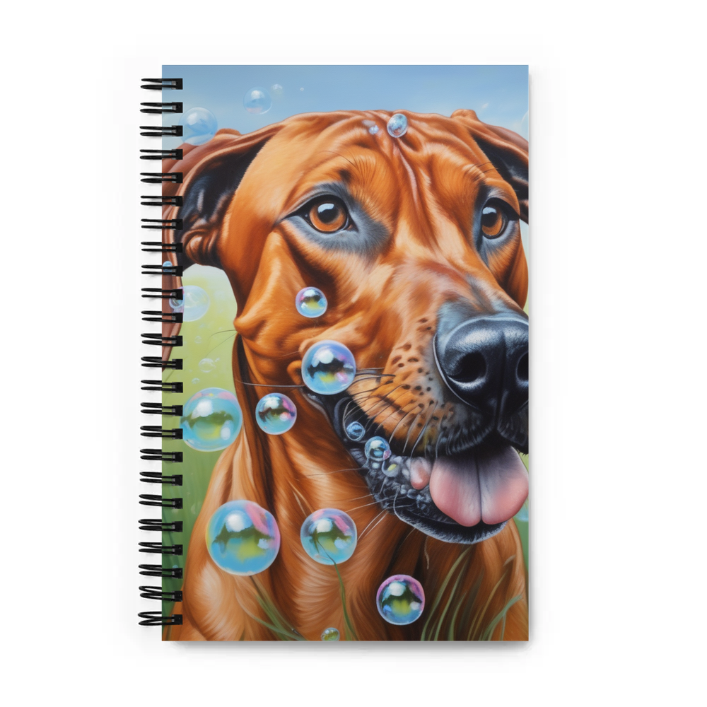 PugMug Custom Rhodesian Ridgeback Spiral Notebook