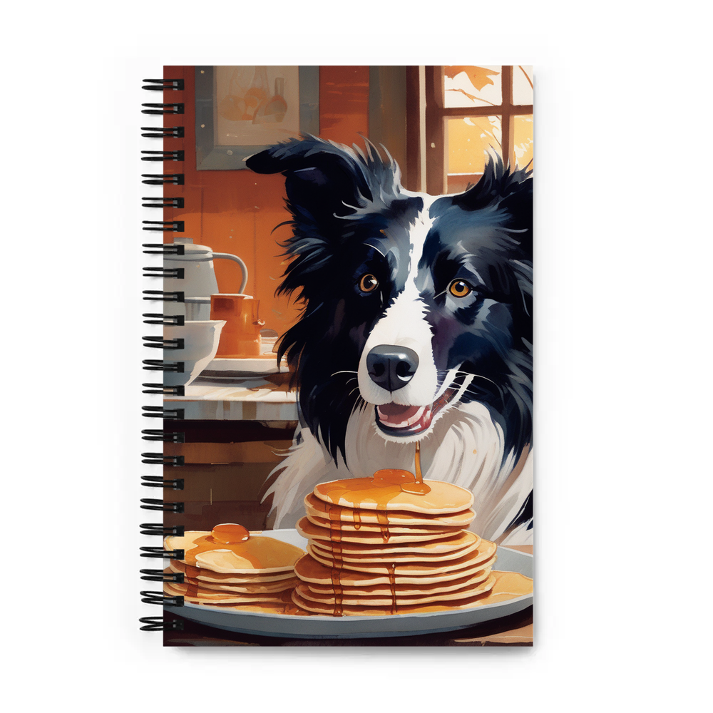 PugMug Custom Border Collie Spiral Notebook