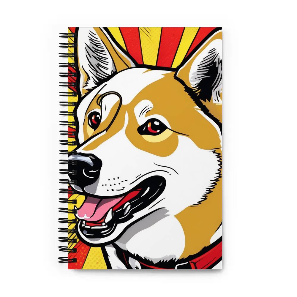 PugMug Custom Shiba Inu Spiral Notebook
