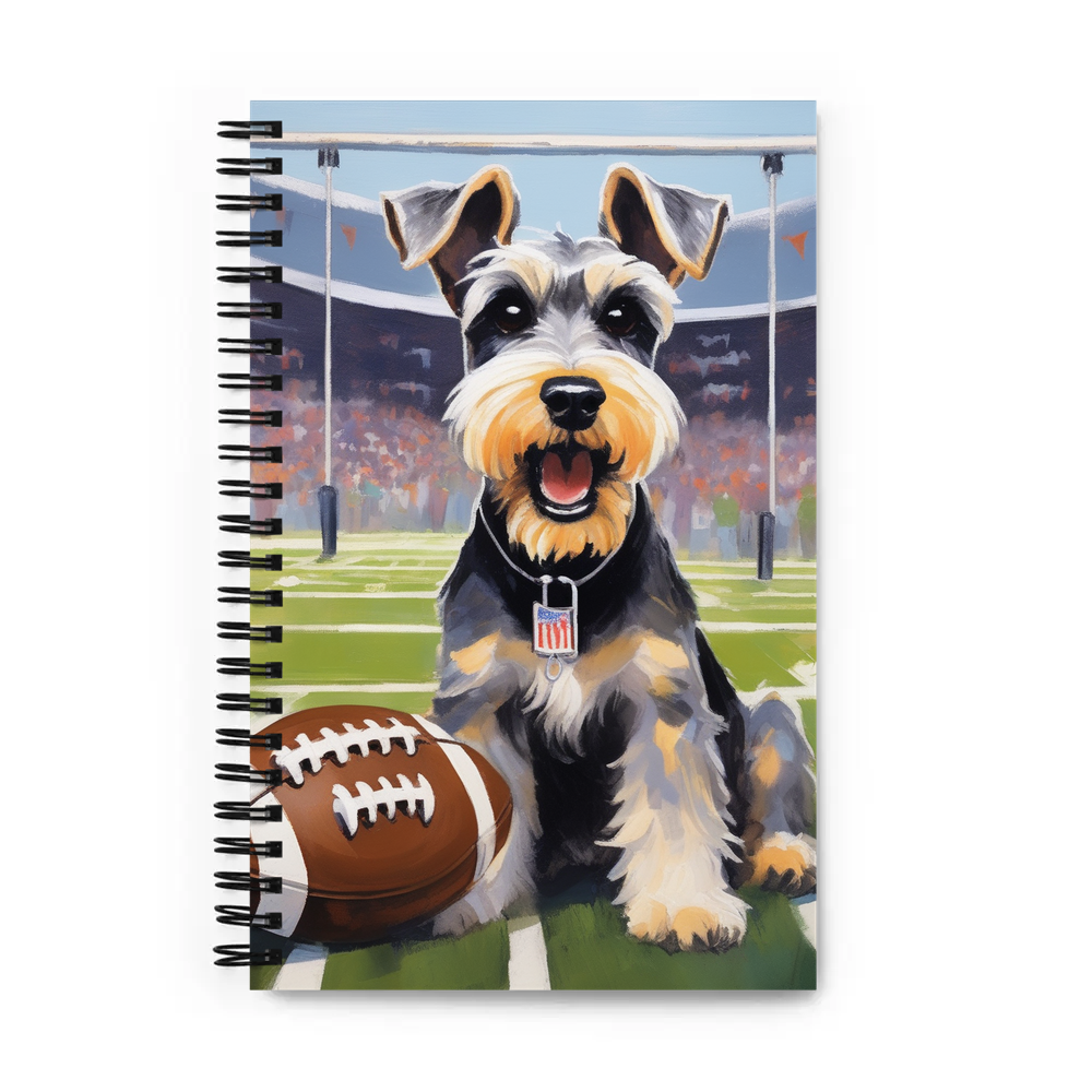PugMug Custom Miniature Schnauzer Spiral Notebook