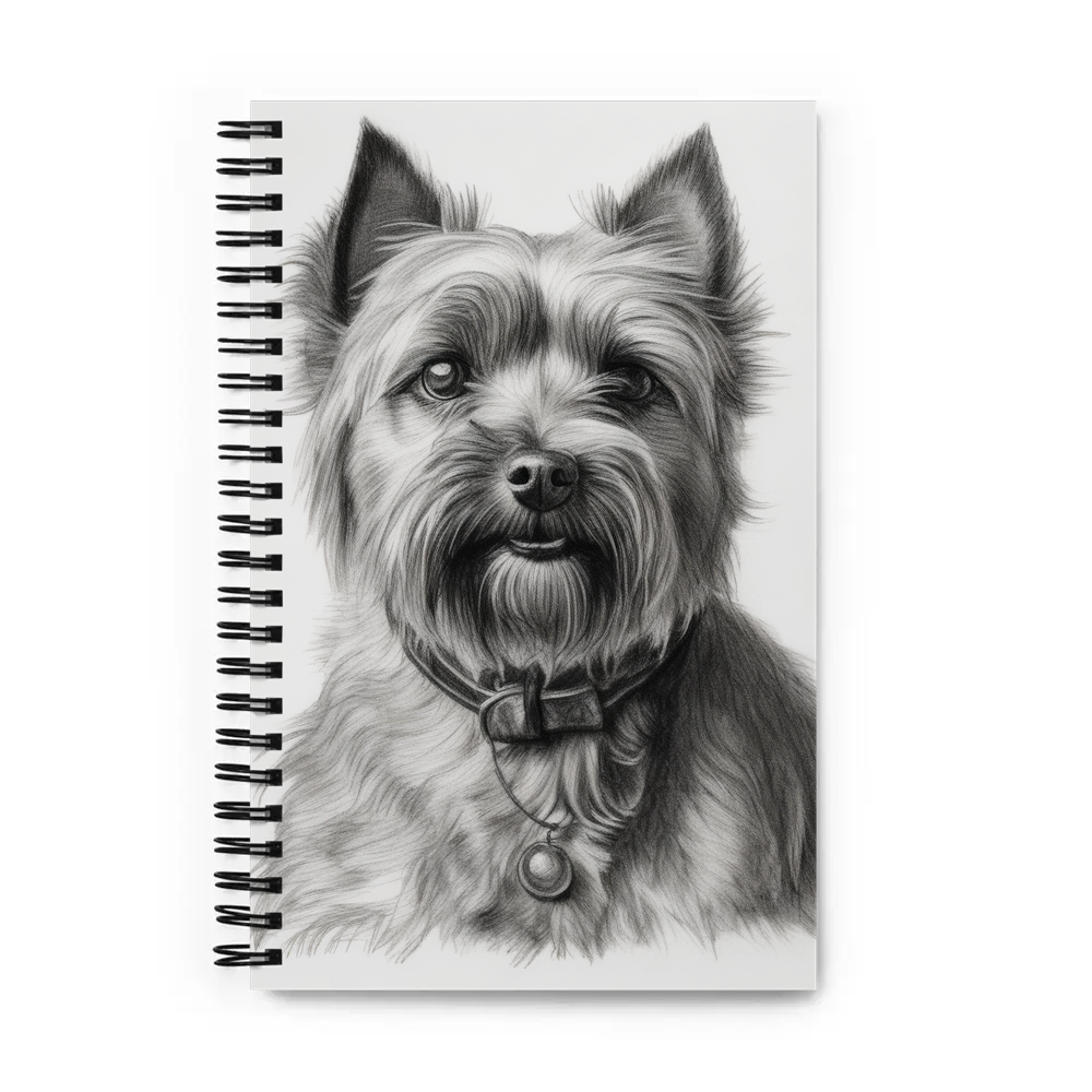 PugMug Custom Cairn Terrier Spiral Notebook