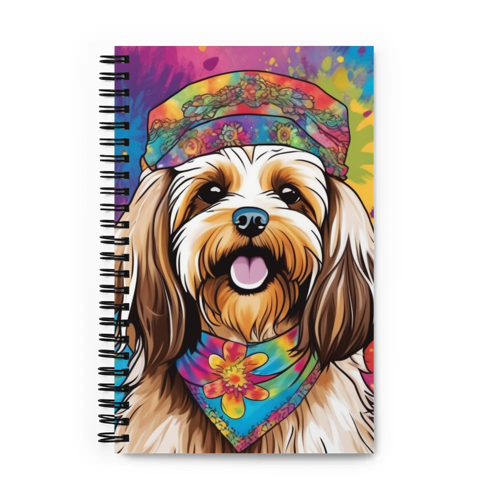 PugMug Custom Tan Havanese Dog Spiral Notebook
