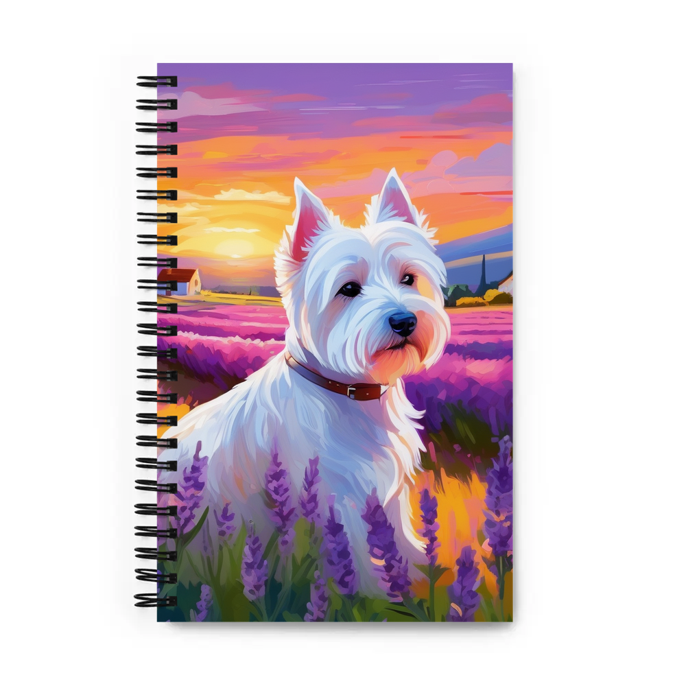 PugMug Custom West Highland White Terrier Spiral Notebook