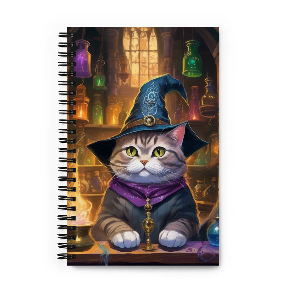 PugMug Custom Tabby British Shorthair Cat Spiral Notebook