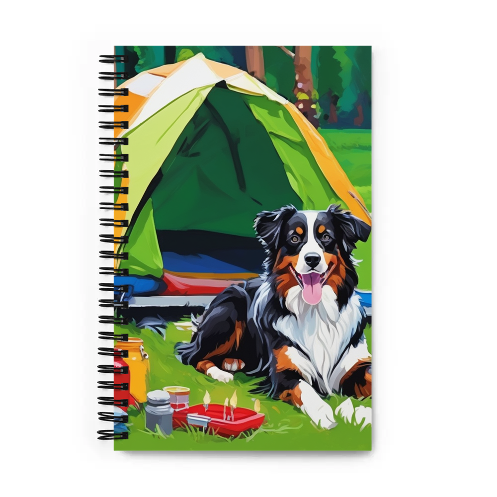 PugMug Custom Miniature American Shepherd Spiral Notebook