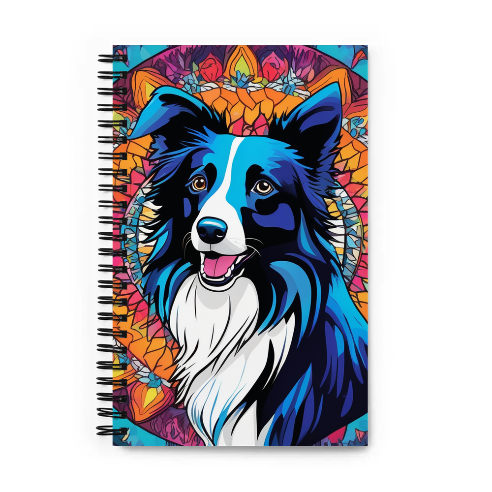 PugMug Custom Border Collie Spiral Notebook